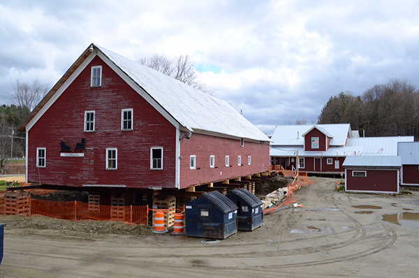 Big Red Barn construction