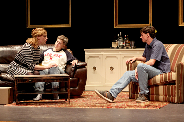 Left to right: Jennifer Lord, Andra Kisler and Will Wuttke discuss gender issues facing their family in Raggedy And.