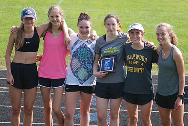 Harwood Girls Cross Country team. Photo: Laura Caffry Harwood Girls Cross Country team. Photo: Laura Caffry