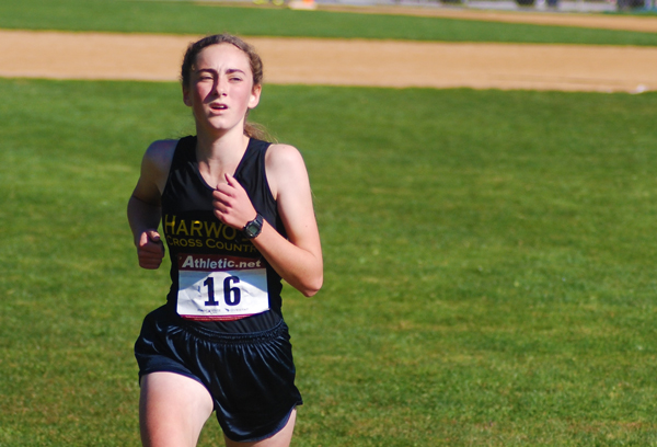 Erin Magill of Harwood won the NVAC and led her team to a second place overall. Photo: Laura Caffry