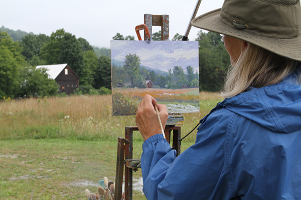 Photo courtesy of Valley Arts. The Great Vermont Plein Air Festival returns to Waitsfield Village on July 19 and 20