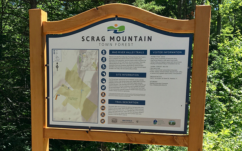Scrag Mountain trailhead