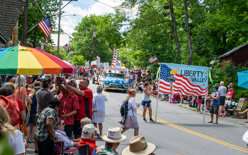 Warren, Vermont Fourth of July Parade. Photo: Jeff Knight