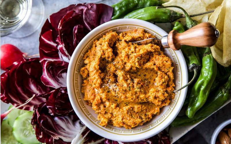 Roasted carrot dip