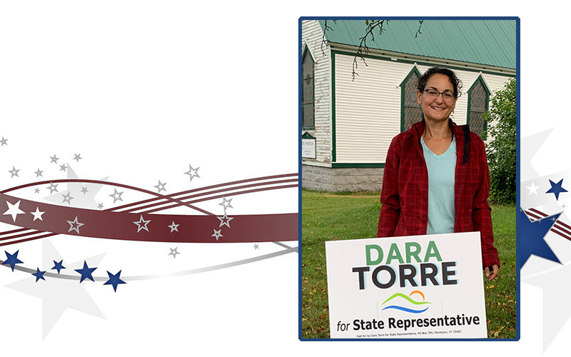 Dara Torre is seeking reelection.