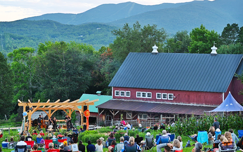 Knoll Farm Barn music. Photo courtesy Knoll Farm.