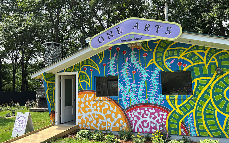 One Arts building at Camp Meade in Middlesex, Vermont