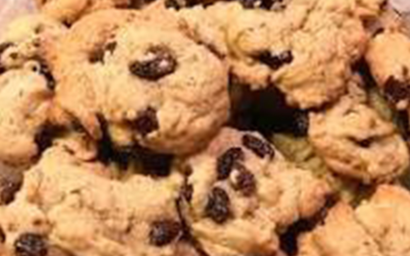 Boiled Raisin Cookies