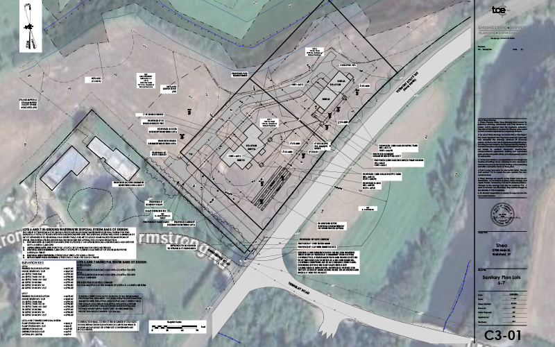 Subdivision map overlay with Google Map to give perspective of potential subdivision.