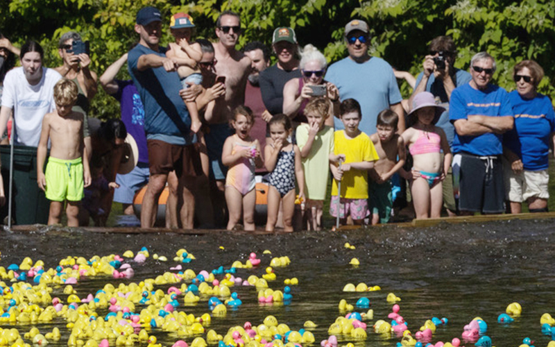 Mad River Valley Rotary Duck Race photos courtesy Gail Curtin