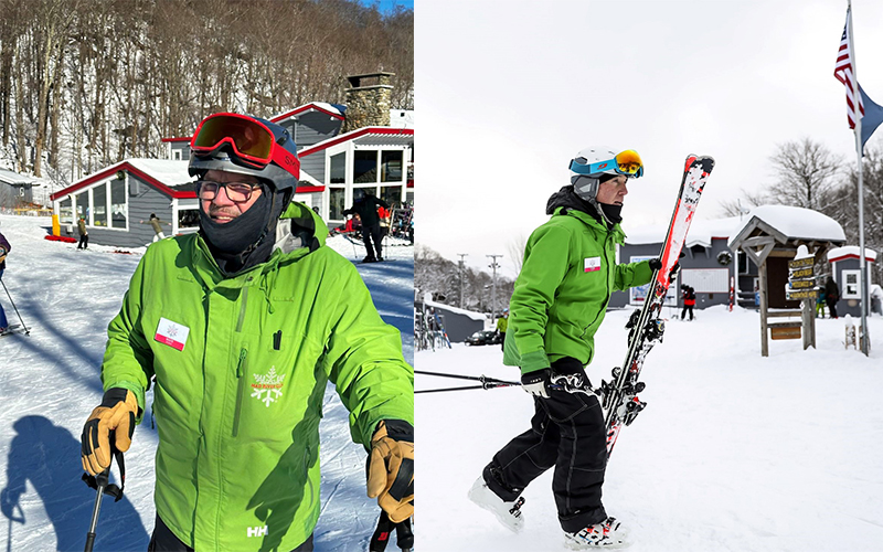 Dave Knoop (left) and Terry Barbour (right)  Photos Mad River Glen