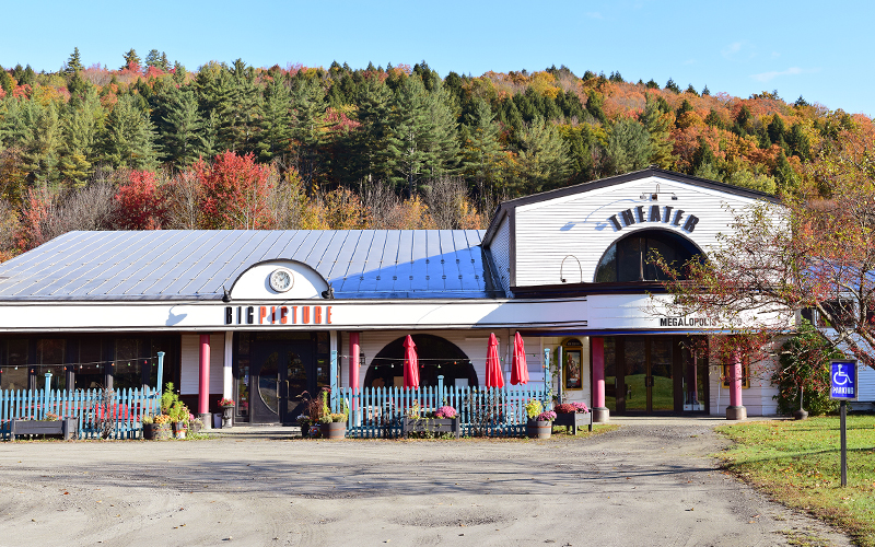 Big Picture Theater and restaurant in Waitsfield, Vermont