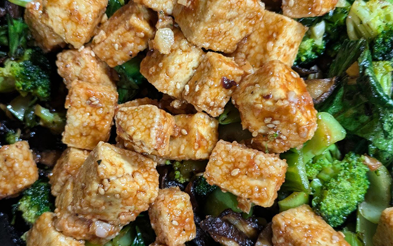 Sesame Tofu Stif Fry