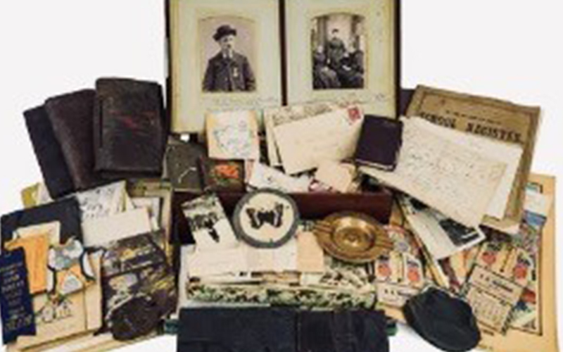 Auction items on the history of Mehuron's