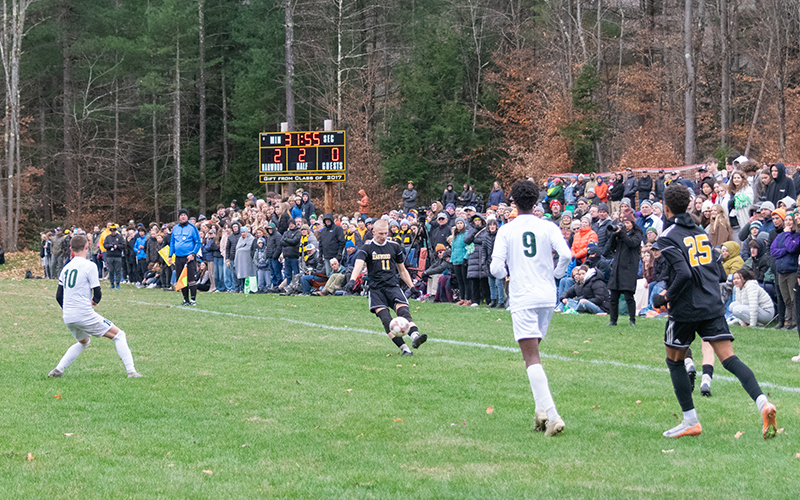 Harwood Boys' Soccer defeats Montpelier 3-1