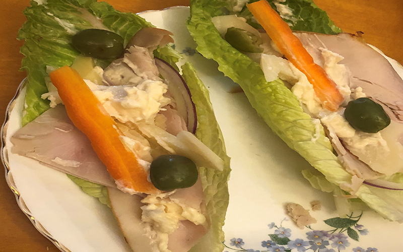 Korean sandwiches or romaine wraps