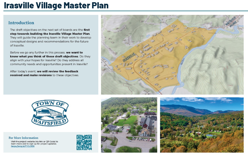 Irasville Village Master Plan cover slide