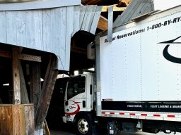 Truck hits Waitsfield Covered Bridge 11-18-24