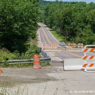 Route 100 reopening date uncertain, detour continues