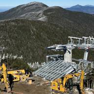 Prepping for opening day at Sugarbush, the Big Kicker and a new lift