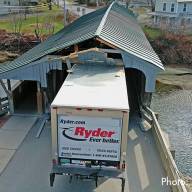 Waitsfield Covered Bridge damaged by oversize truck