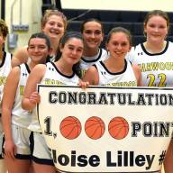 Harwood High School senior Eloise Lilley breaks 1000-points