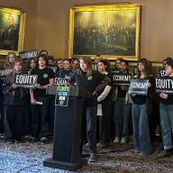 Harwood Union students are featured speakers at Vermont Youth Rally for the Planet