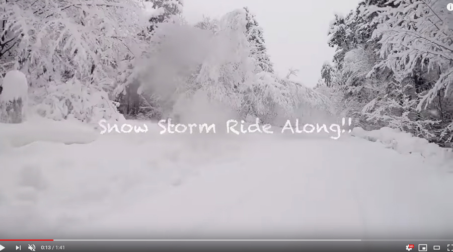 Snow Storm Ride Along!